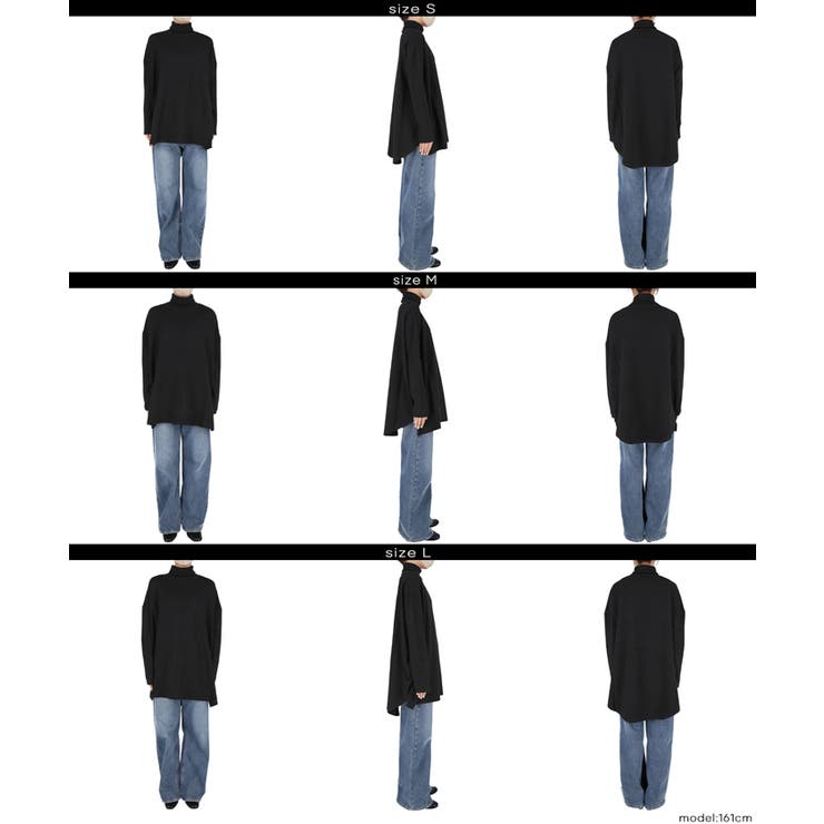 タートルニットチュニック | coca | 詳細画像23 