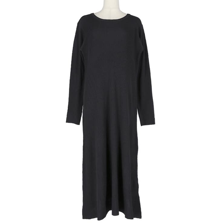 【Coperni】関税込★ニットマキシドレス ライン入り襟付きニットマキシワンピース（ワンピース）｜KOBE