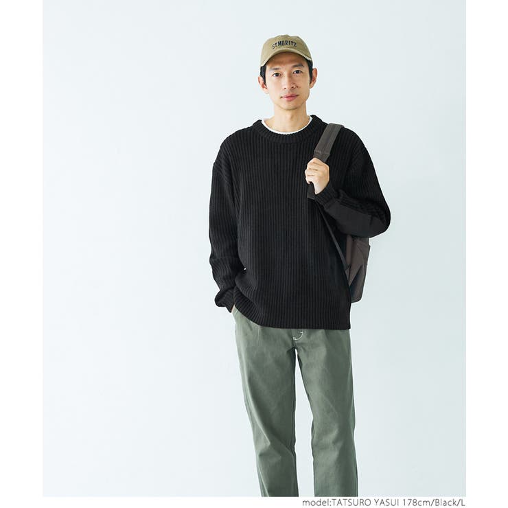 エルボーパッチニット[品番：PA000013360]｜coca（コカ）のメンズ 