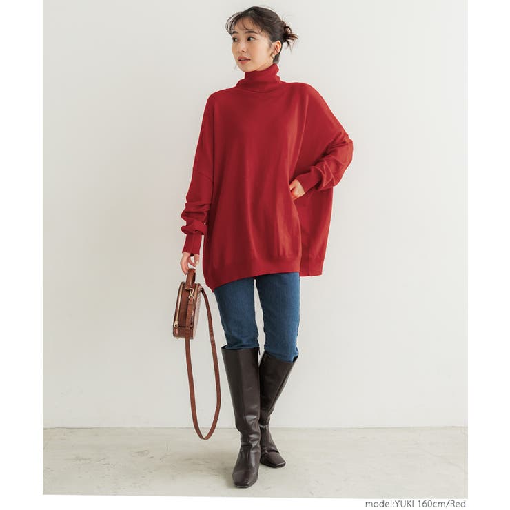 完売」かぐれ タートル チュニック ニット かぐれ（カグレ）の