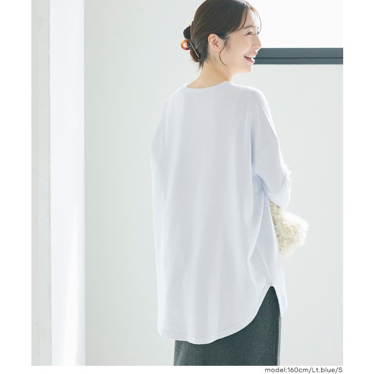 クルーネックニットチュニック | coca | 詳細画像21 