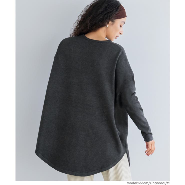 クルーネックニットチュニック | coca | 詳細画像14 