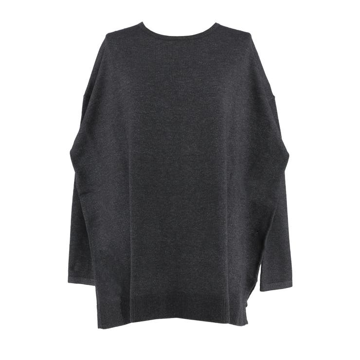 クルーネックニットチュニック | coca | 詳細画像4 