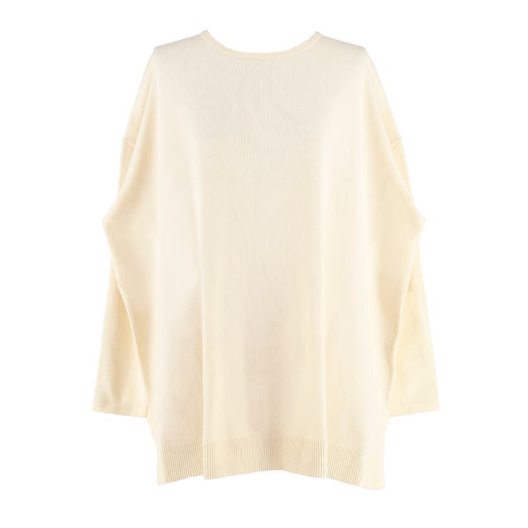 クルーネックニットチュニック | coca | 詳細画像2 