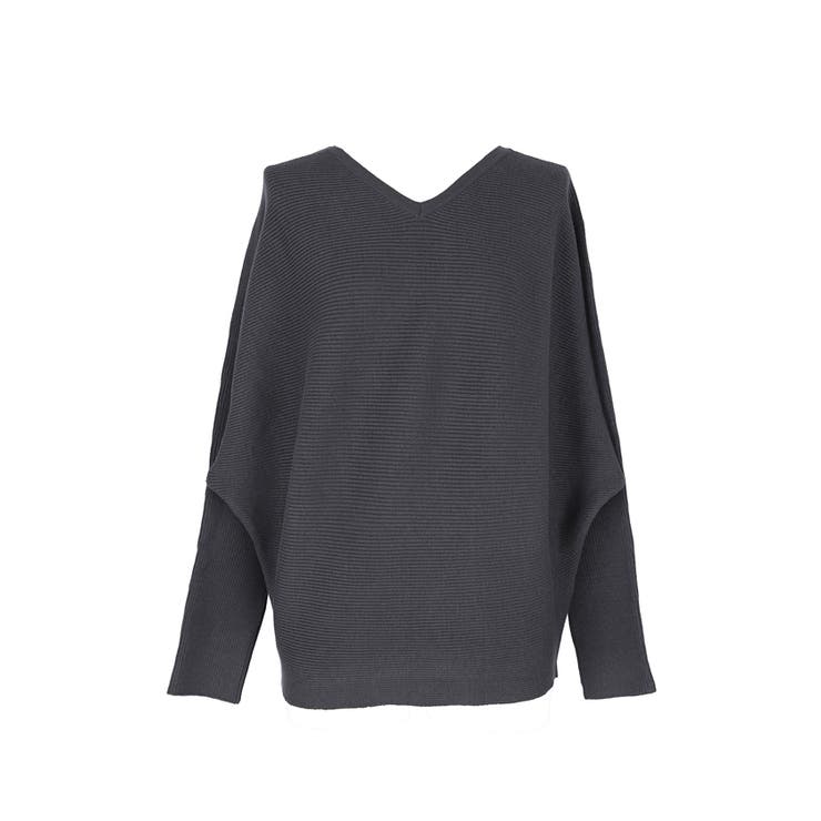 セール☆1690円→990円 ドルマンVネックニットトップス