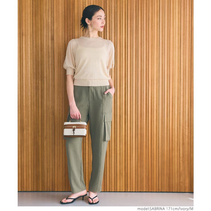 fetico シアーニットトップス シアーニットトップス[品番：PA000014530]｜coca（コカ）の