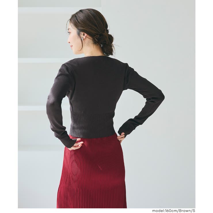 【新色追加】ハイゲージニットスクエアカーディガン | coca | 詳細画像16 