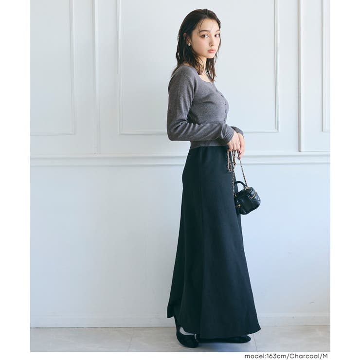 【新色追加】ハイゲージニットスクエアカーディガン | coca | 詳細画像19 