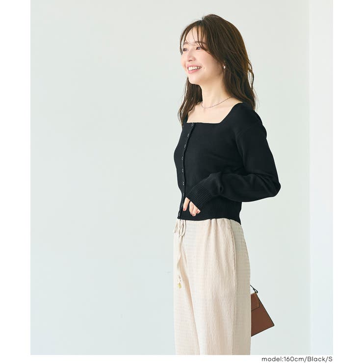 【新色追加】ハイゲージニットスクエアカーディガン | coca | 詳細画像22 