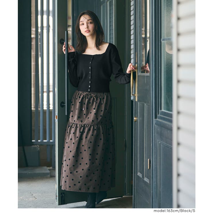 【新色追加】ハイゲージニットスクエアカーディガン | coca | 詳細画像25 