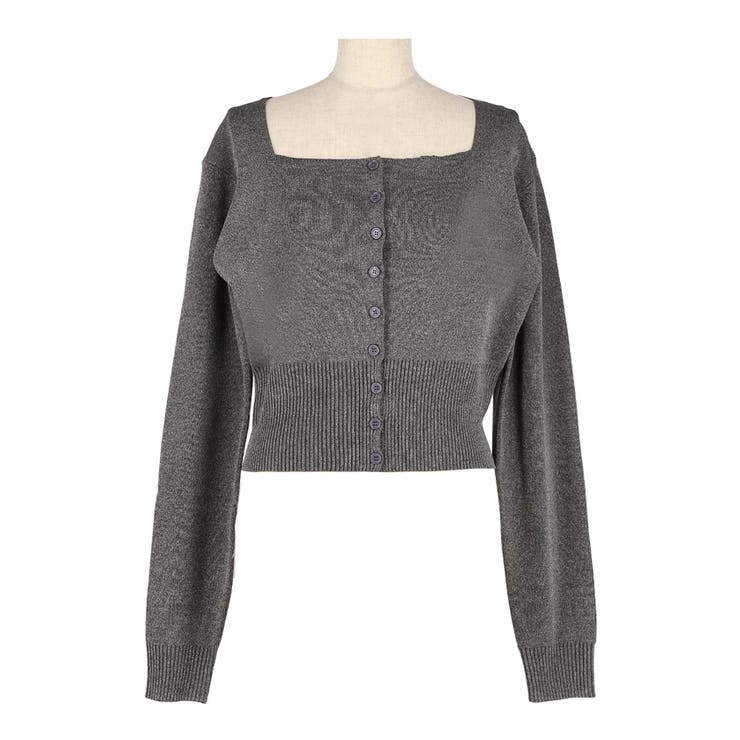 【新色追加】ハイゲージニットスクエアカーディガン | coca | 詳細画像3 