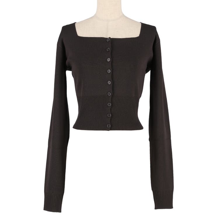 【新色追加】ハイゲージニットスクエアカーディガン | coca | 詳細画像4 