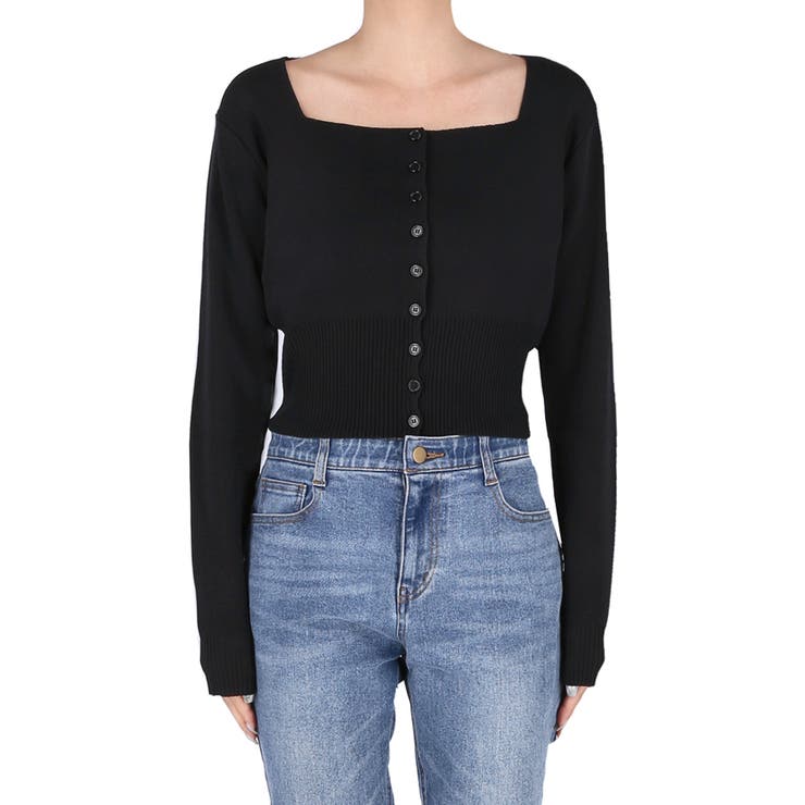 【新色追加】ハイゲージニットスクエアカーディガン | coca | 詳細画像6 