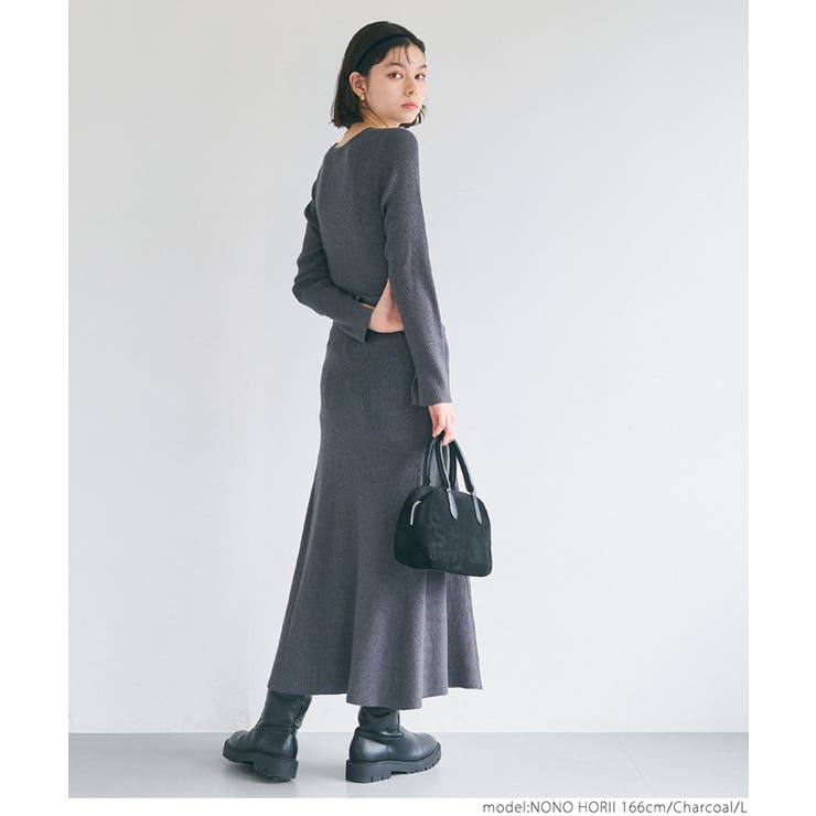 スリットニットドレス レディース | coca | 詳細画像14 