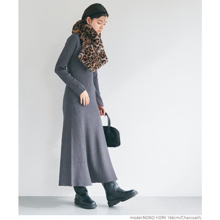 スリットニットドレス レディース | coca | 詳細画像16 