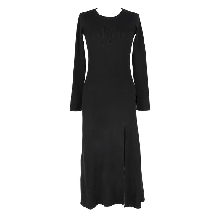 スリットニットドレス レディース | coca | 詳細画像3 