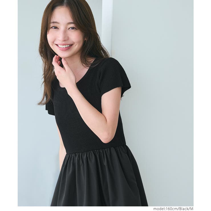 ニットドッキングワンピース | coca | 詳細画像7 