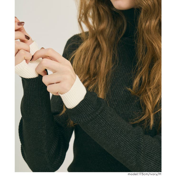 軽量ニット クルーネックラウンドヘム | coca | 詳細画像13 