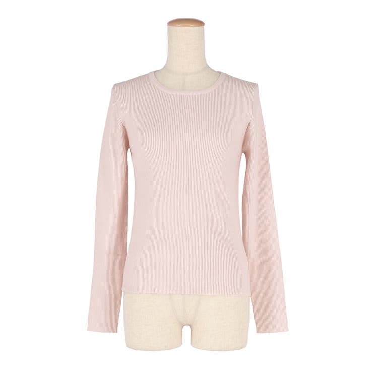 軽量ニット クルーネックラウンドヘム | coca | 詳細画像3 