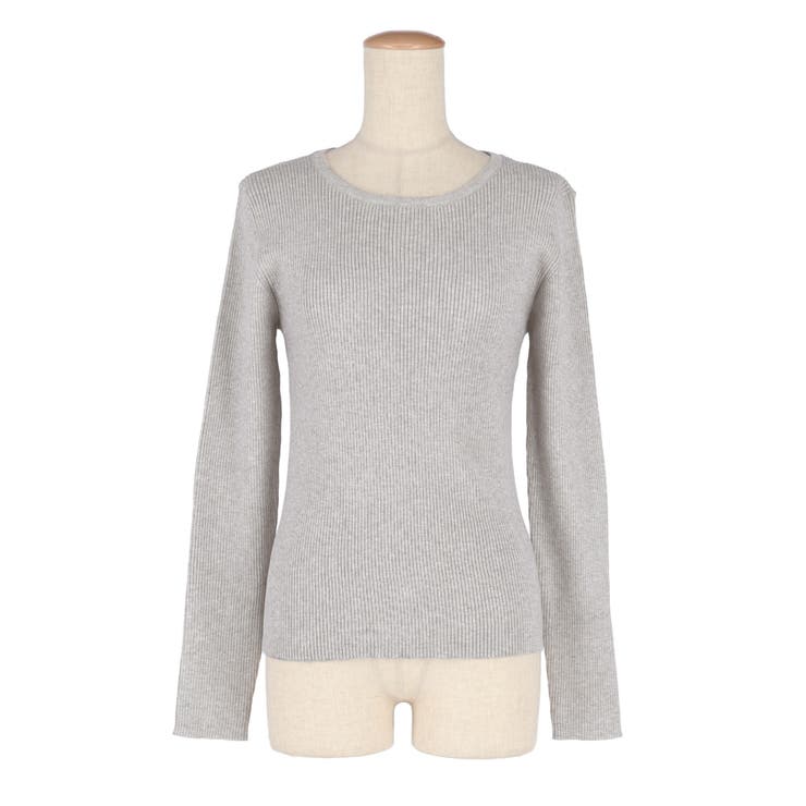 軽量ニット クルーネックラウンドヘム | coca | 詳細画像4 