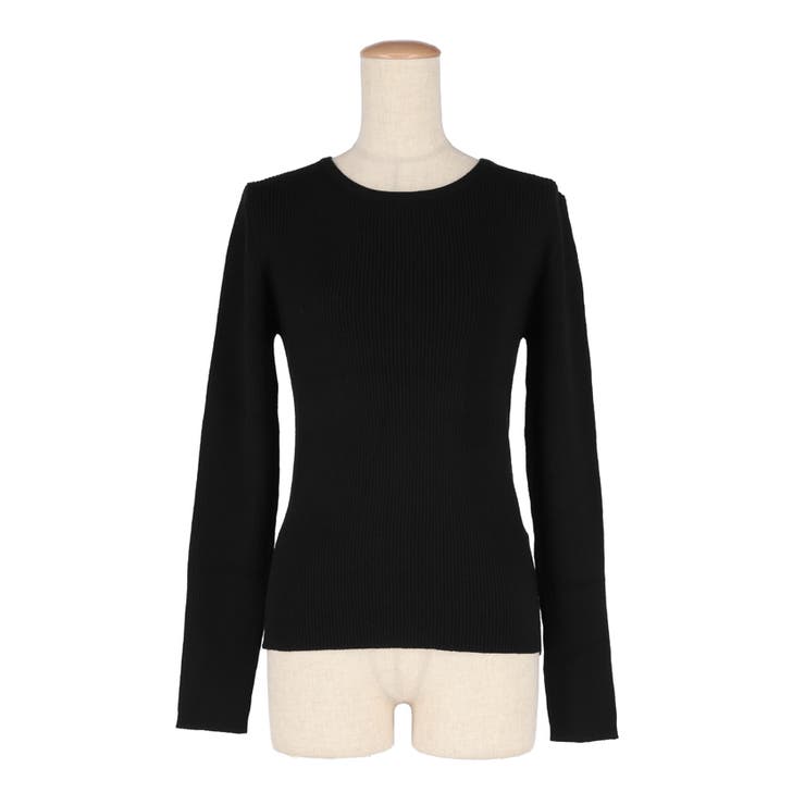 軽量ニット クルーネックラウンドヘム | coca | 詳細画像5 