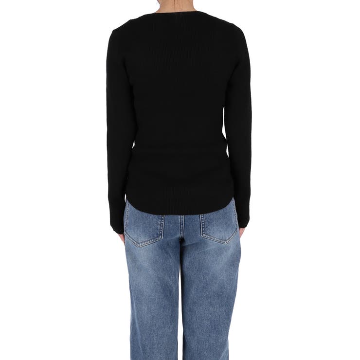 軽量ニット クルーネックラウンドヘム | coca | 詳細画像8 