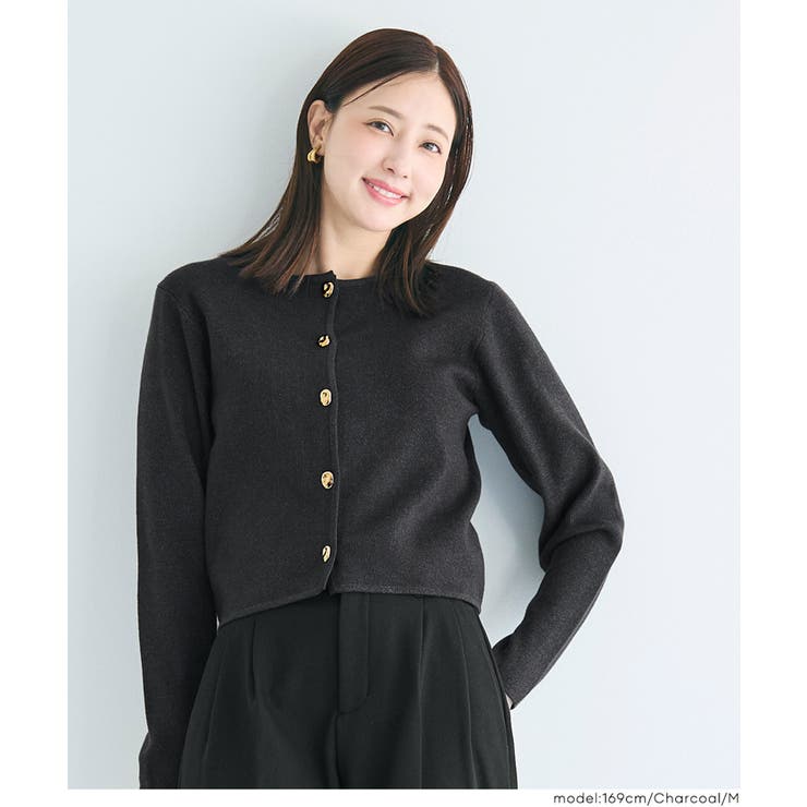 金ボタンが映える上品カーディガン | coca | 詳細画像13 
