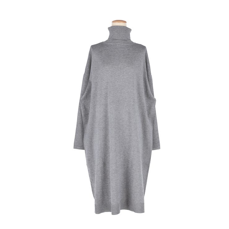 1枚でサマになる、タートルニットワンピース | coca | 詳細画像2 