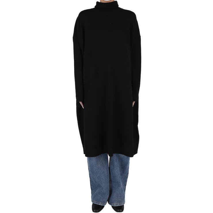 1枚でサマになる、タートルニットワンピース | coca | 詳細画像4 