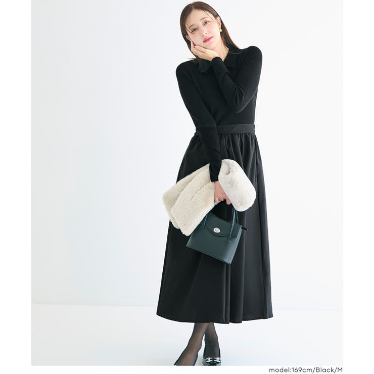 ポロニットドッキングワンピース | coca | 詳細画像14 