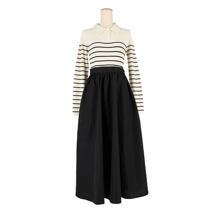 ポロニットドッキングワンピース | coca | 詳細画像2 