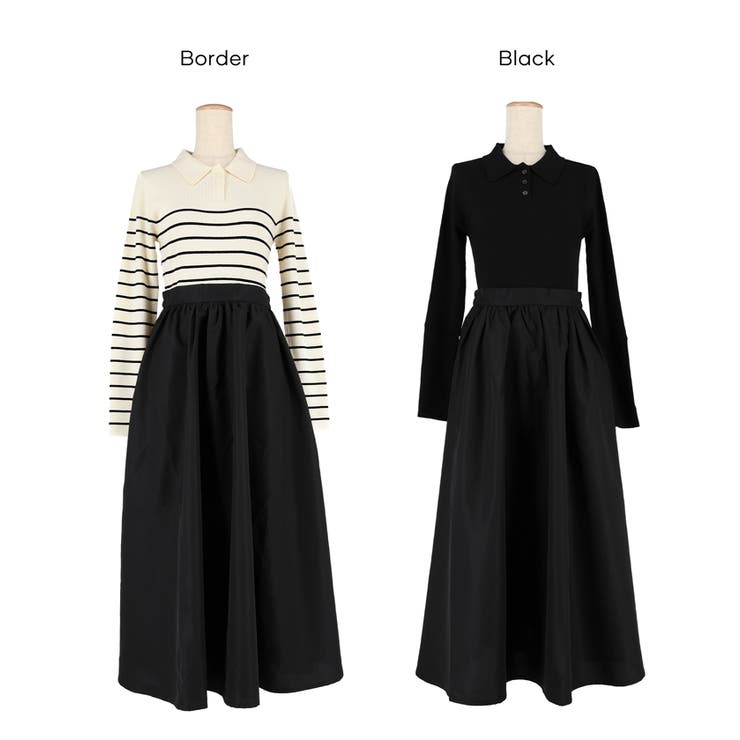 ポロニットドッキングワンピース | coca | 詳細画像21 