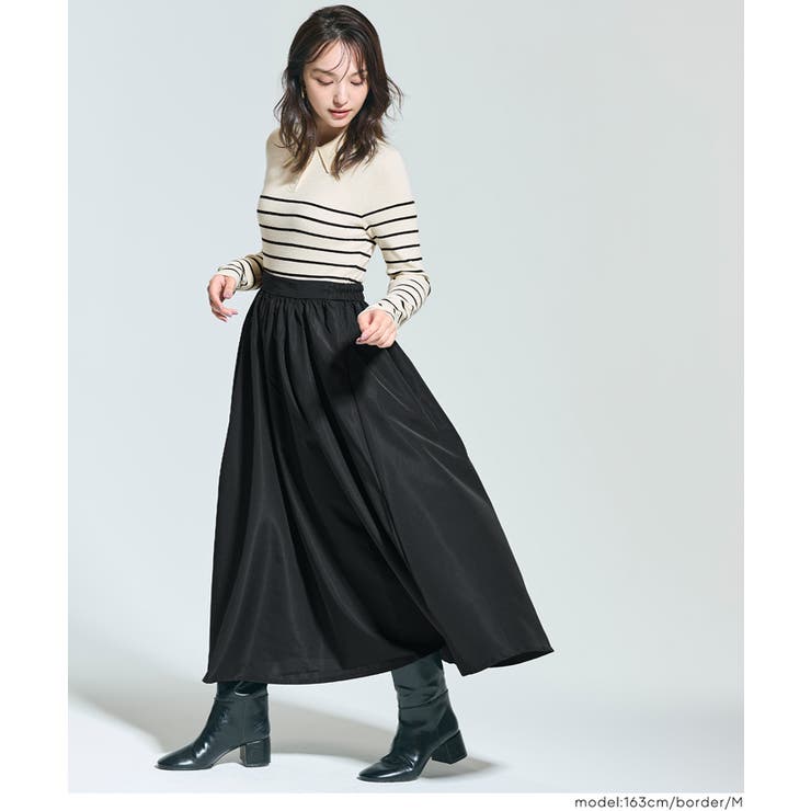 ポロニットドッキングワンピース | coca | 詳細画像7 