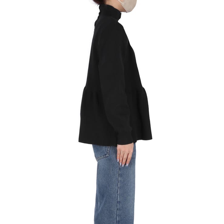 ボトルネックバックパールニット | coca | 詳細画像5 