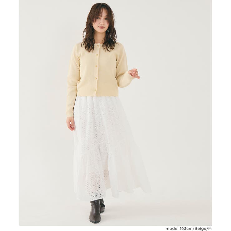 スプリングニット金ボタンカーディガン | coca | 詳細画像12 