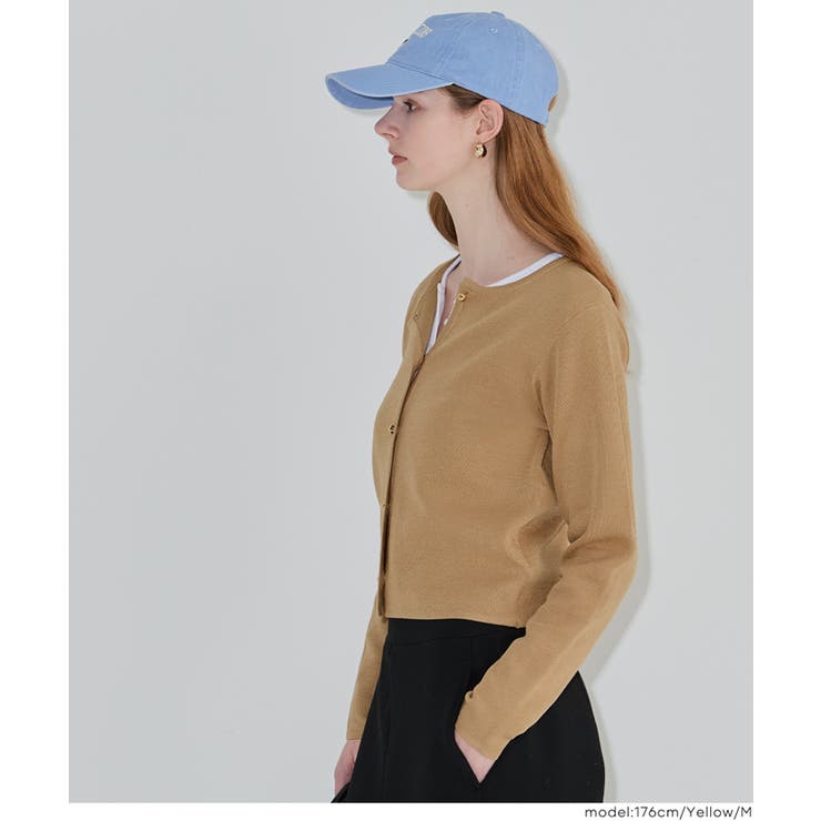 スプリングニット金ボタンカーディガン | coca | 詳細画像15 