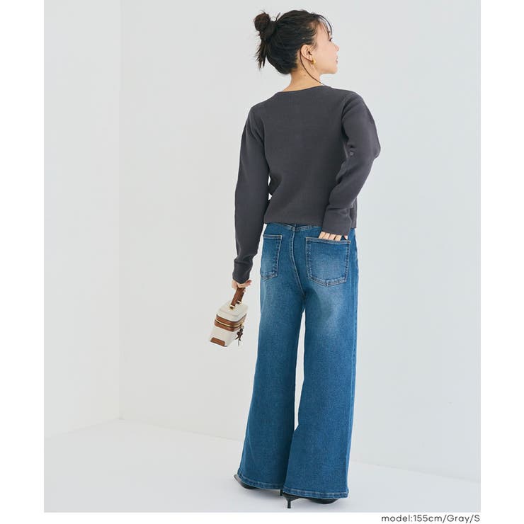 スプリングニット金ボタンカーディガン | coca | 詳細画像19 