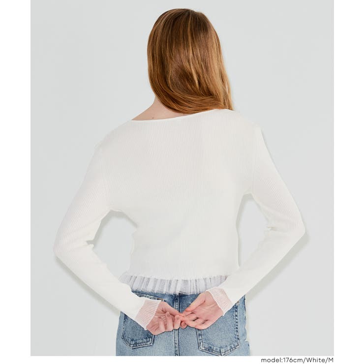 ドッキングニットトップス | coca | 詳細画像12 