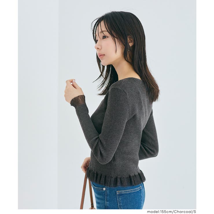 ドッキングニットトップス | coca | 詳細画像14 