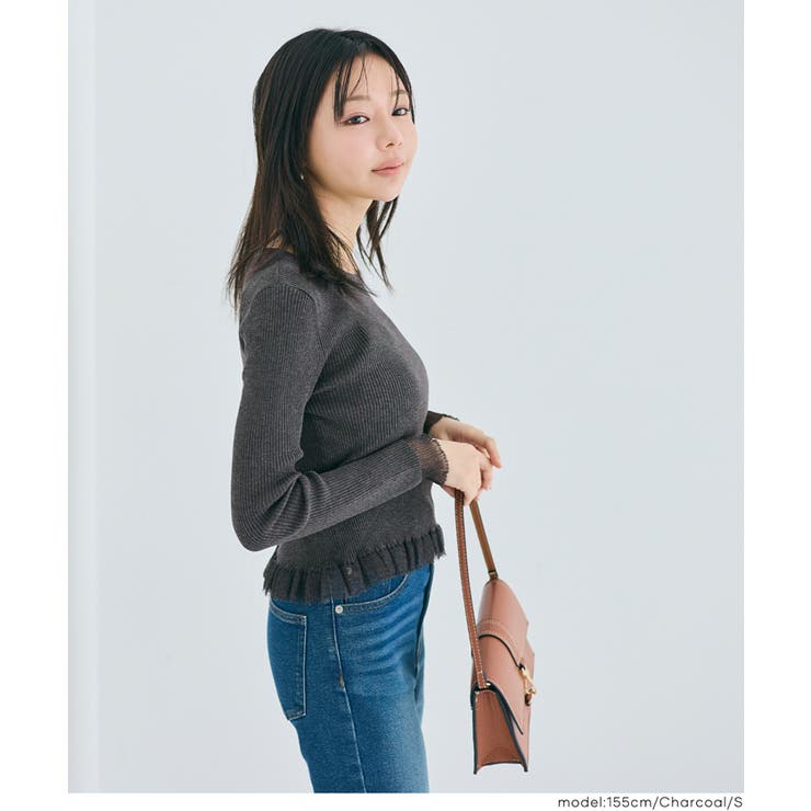 ドッキングニットトップス | coca | 詳細画像17 