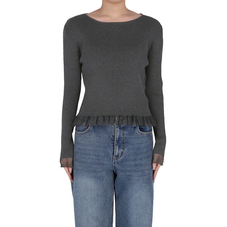 ドッキングニットトップス | coca | 詳細画像4 