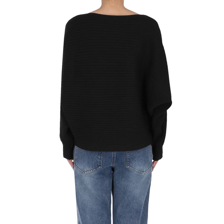 太リブボートネックドルマンニット | coca | 詳細画像6 