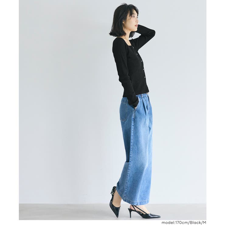 スクエアニットボタントップス レディース | coca | 詳細画像13 