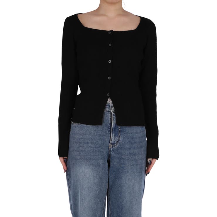 スクエアニットボタントップス レディース | coca | 詳細画像4 