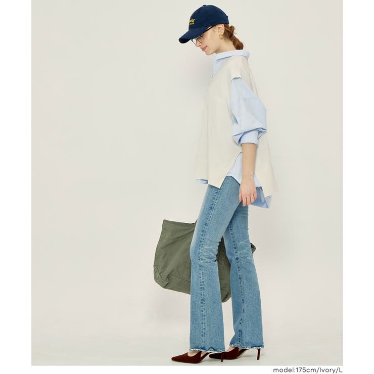 ニットVネックベスト | coca | 詳細画像16 