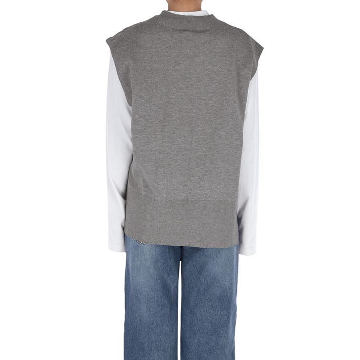 ニットVネックベスト | coca | 詳細画像6 