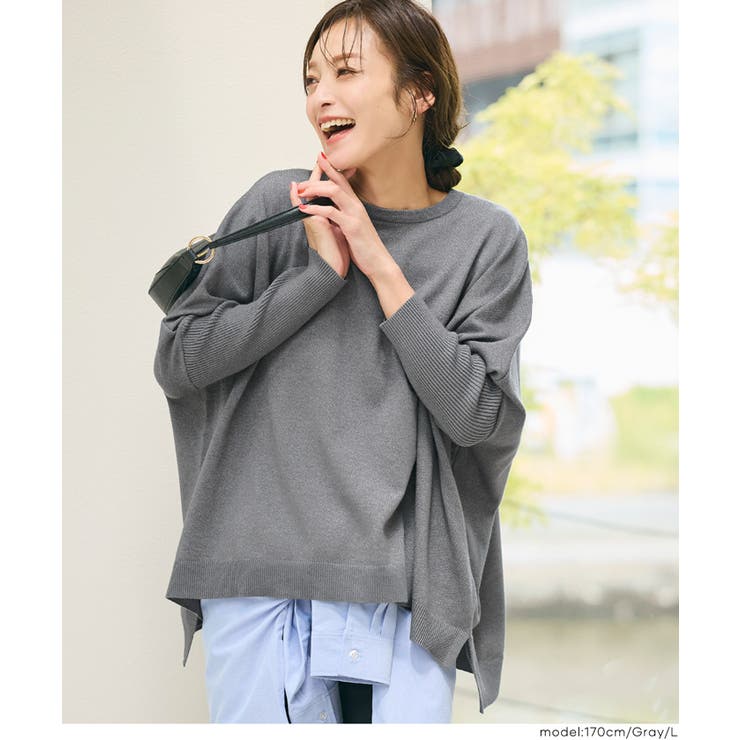 イドニットトップス レディース【西山茉希様着用】(66 251233001 | coca | 詳細画像4 