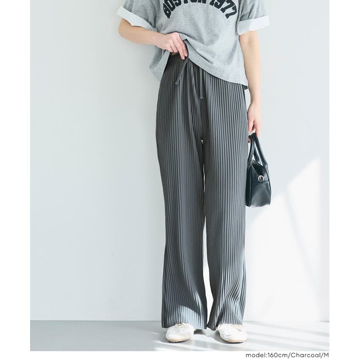 Charcoal | 〈26ss新色登場〉ジョーゼットリブパンツ | coca