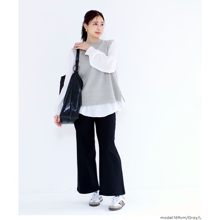 ニットベストセットブラウス | coca | 詳細画像9 