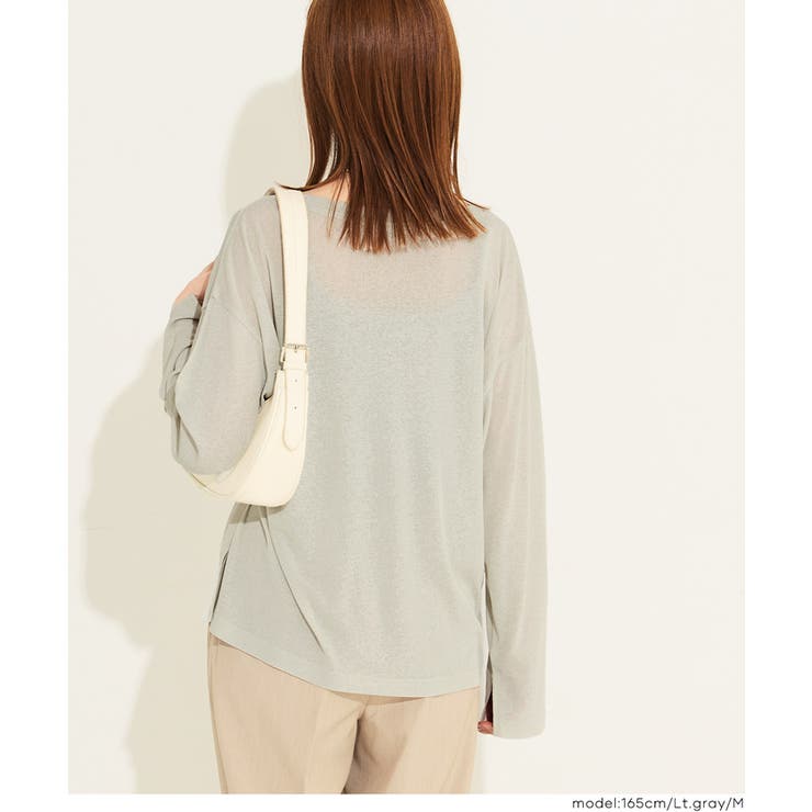 〈予約開始〉〈26ss新色登場〉シアージョーゼットオーバーTシャツ | coca | 詳細画像10 